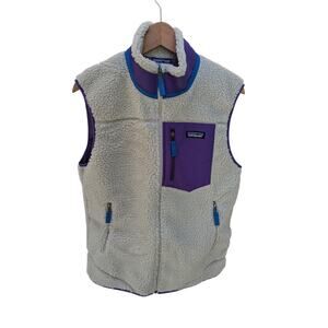 *NWT* Patagonia Men's Retro Pile Fleece Vest - Medium (White)